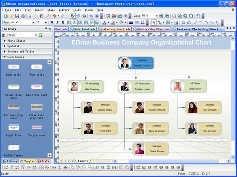 Software to make organizational chart
